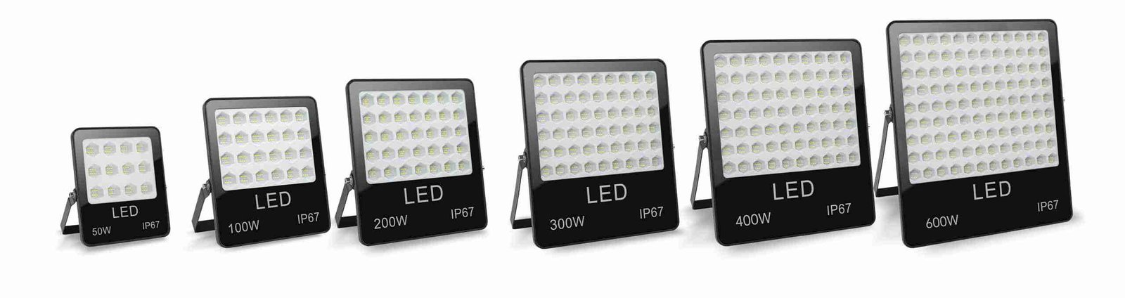 50w to 600w Energy Saving High Brightness floodlight display